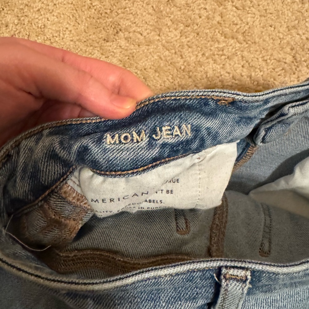 American Eagle Distressed Mom Jean - Picture 3 of 5